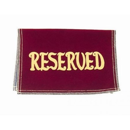 AFS Velvet Reserved Seat Signs - Reserved Pallbearer (Pack of 10) 5711113